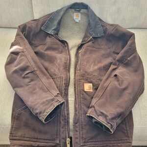 Carhartt Men's Dark Brown Field Jacket. C61 DKB / Men's Medium